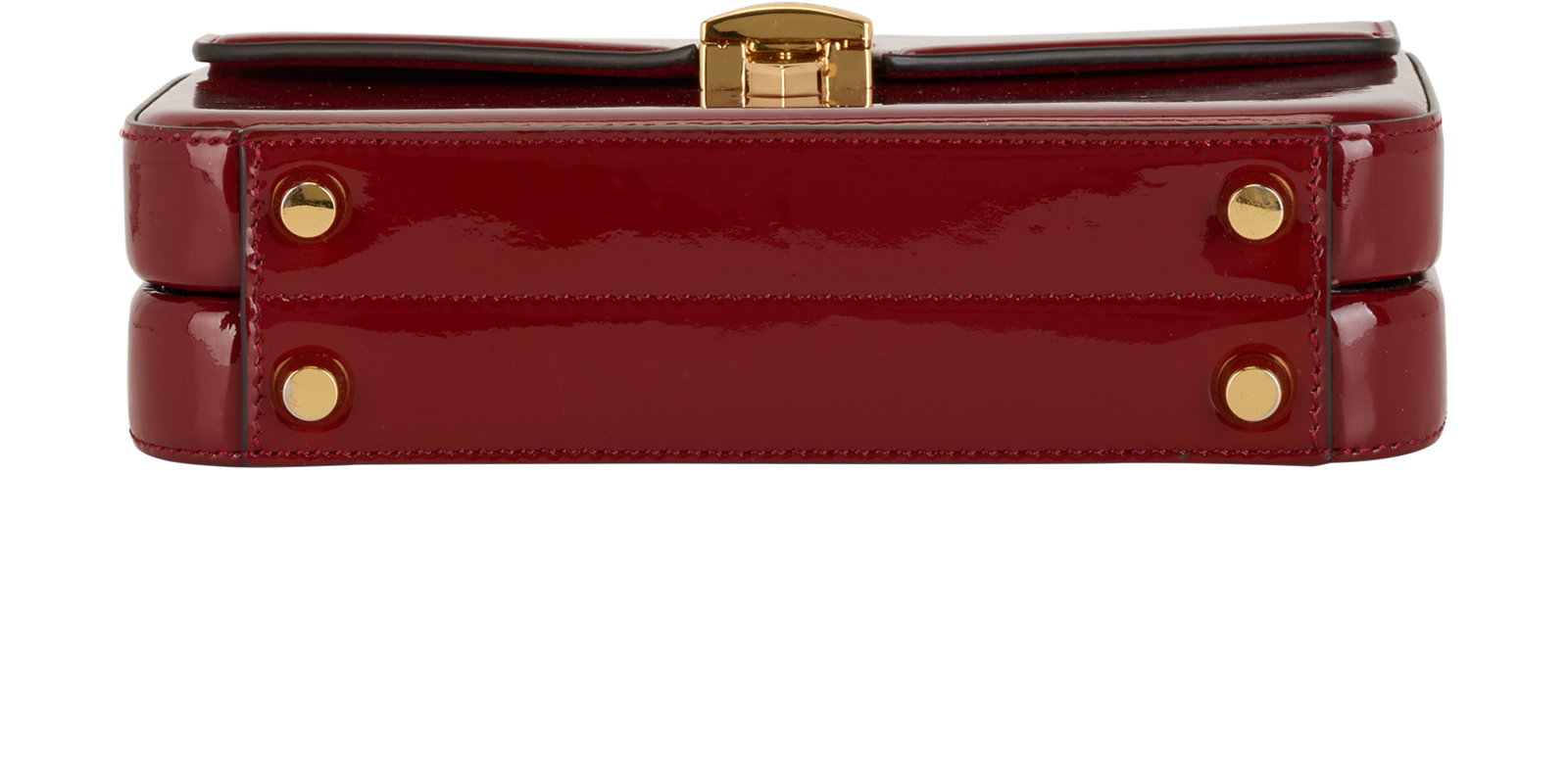 Sylvie 1969, &pound;495, Handbags, Red, Patent Leather, Top view